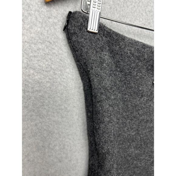 Zara Collection Womens Wool Tubetop Bodycon Dress L Modern Retro Mcm Minimalist - Picture 6 of 11